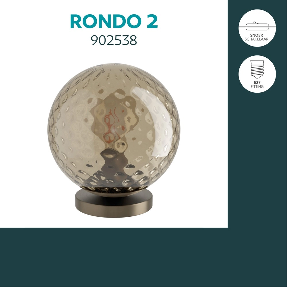 Tischlampe Rondo 2 Dark Bronze