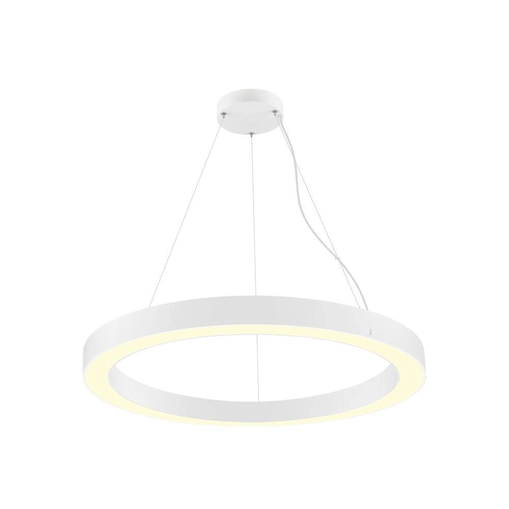 Weiße Pendelleuchte Medo Ring 90 Ø 90cm