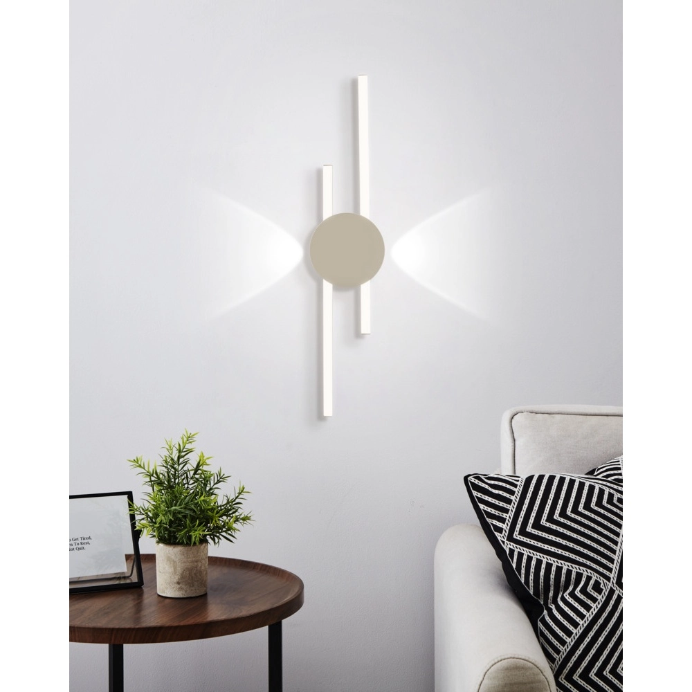 Design-Wandleuchte Venticello sandbraun Eglo 9008606357468