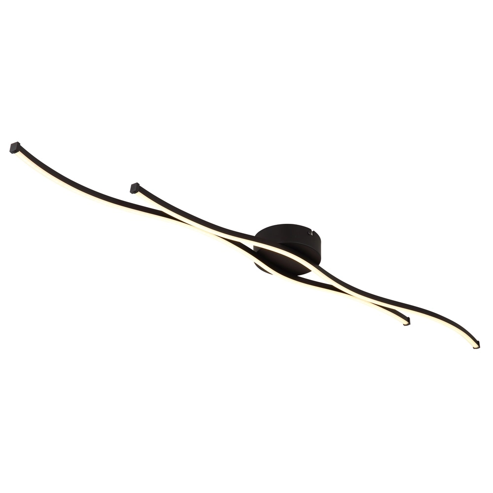 Moderne Deckenlampe Boyd Schwarz