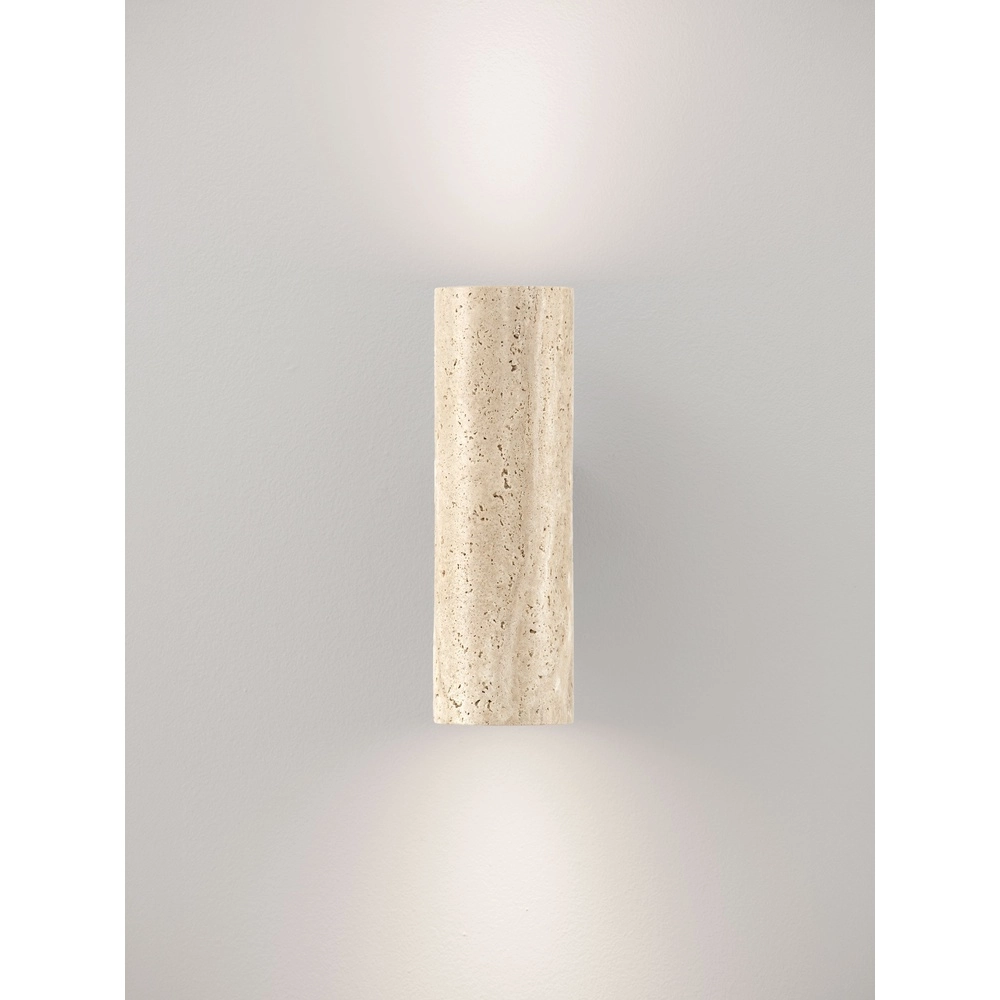 Design-Wandlampe Olvio Sandbrauner Travertin Lyora 5212017495839