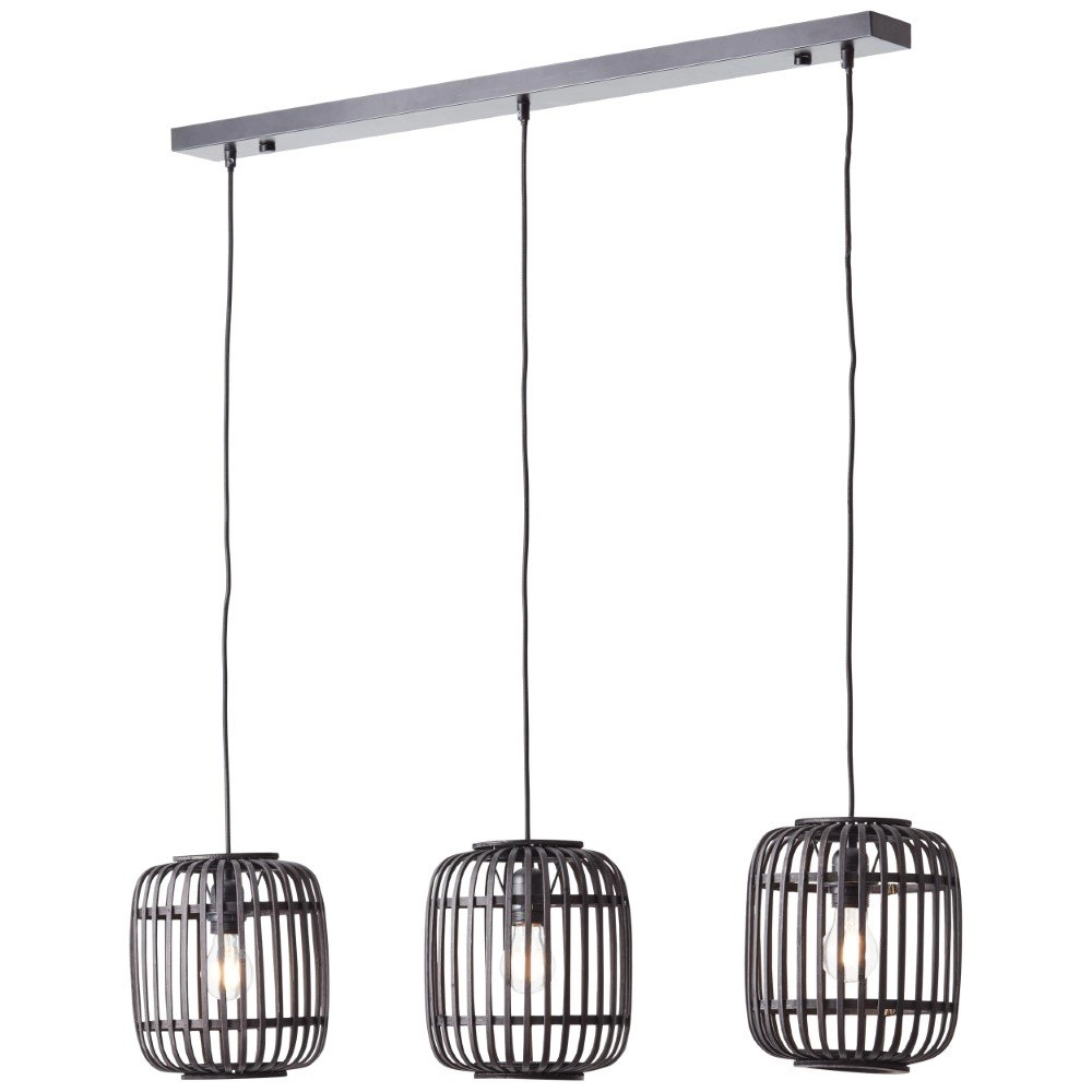 Hängelampe Woodrow rattan Brilliant 4004353377082