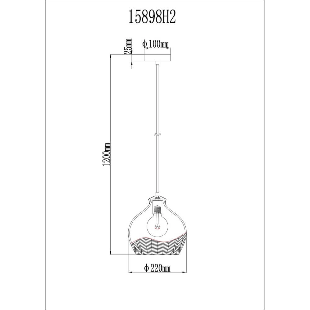 Pendelleuchte Jessica mit rosa Glas Ø 18cm Globo 9007371484119
