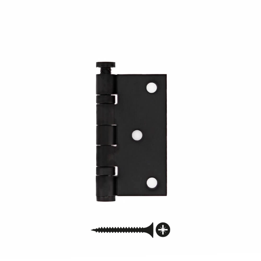 Kugelgelagertes Scharnier Rotura gerade bis 50kg schwarz Intersteel 8714186460733