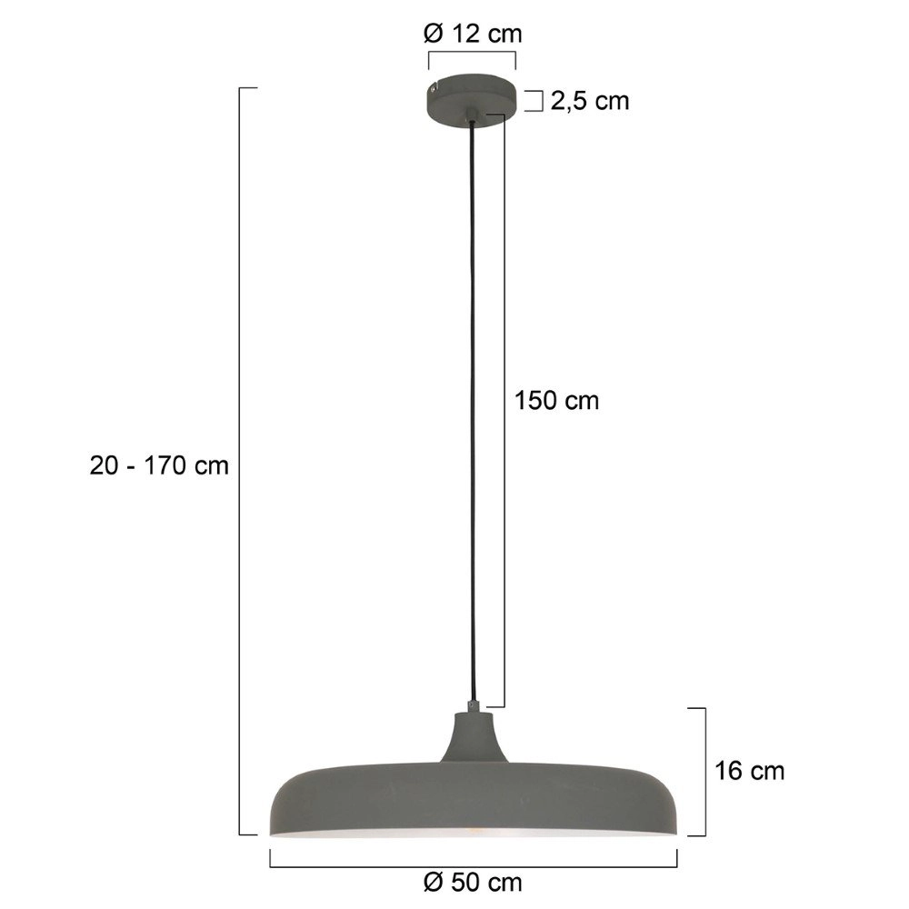 Hängelampe Krisip Ø 50cm Steinhauer 8712746132533