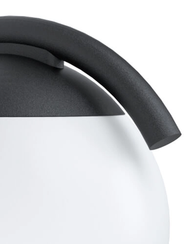 Design-Wand-Globuslampe Prata Vecchia Schwarz Eglo 9002759987312