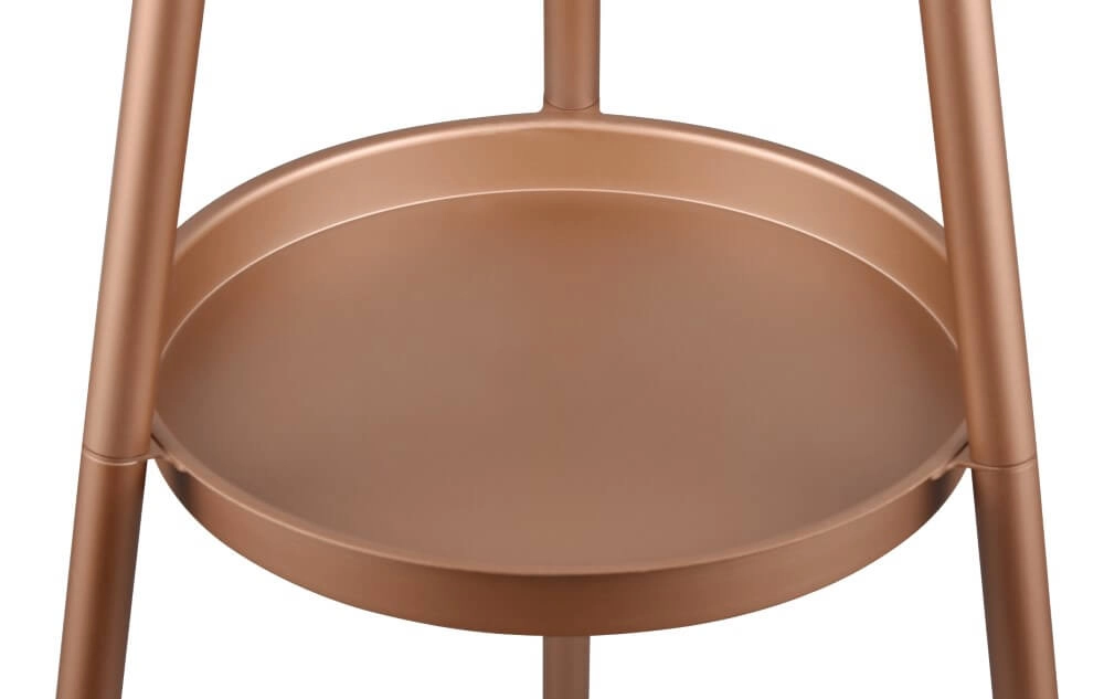 Stehende Stehlampe Colette schwarz mit gold Trio 4017807574555