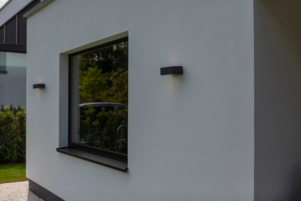 Schlanke Wandleuchte Gemini Design Anthrazit Lutec 6939412015378