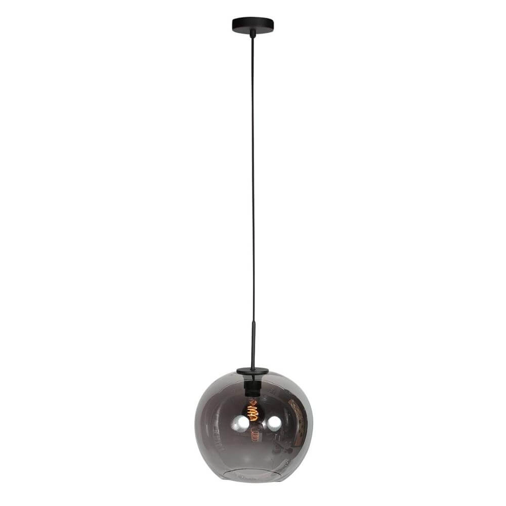Pendelleuchte HaloSwap mit 1 Kugel Rauchglas Ø 30cm Steinhauer 8712746179750