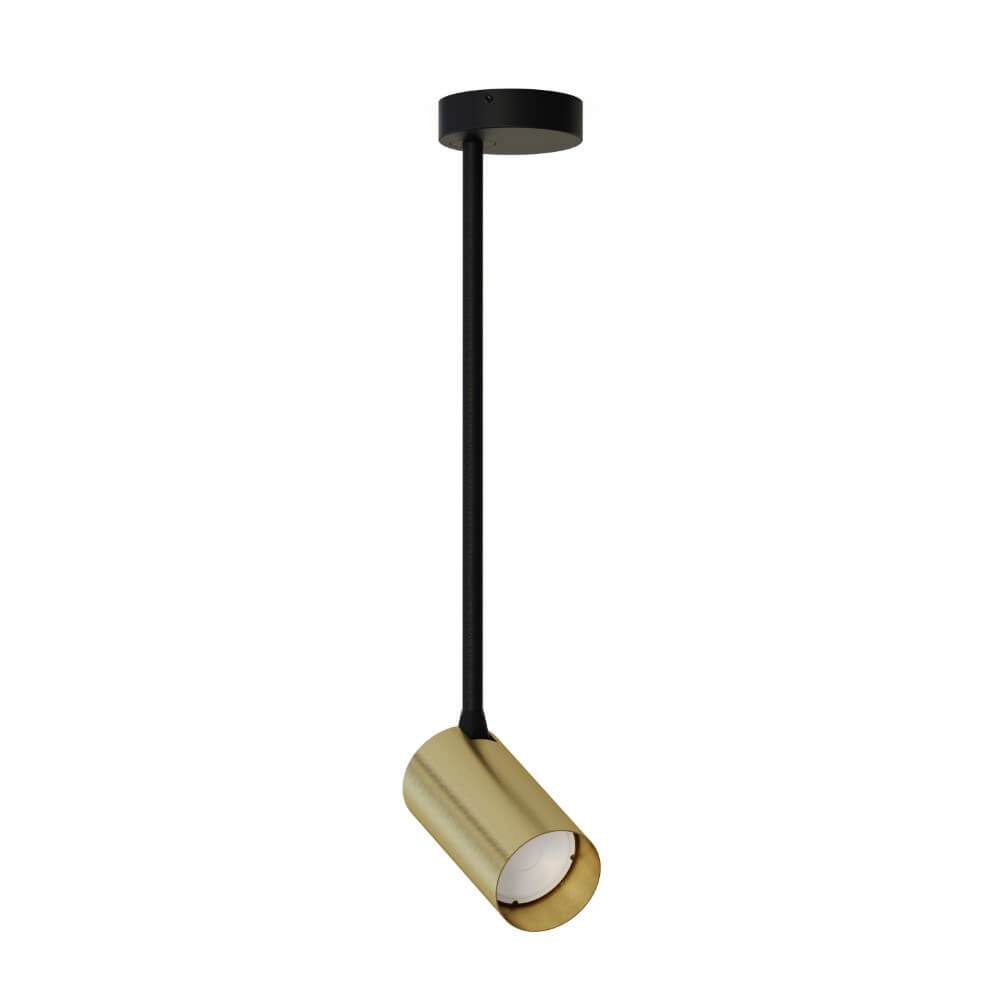 Neigbarer Aufbaustrahler Mono Long Gold