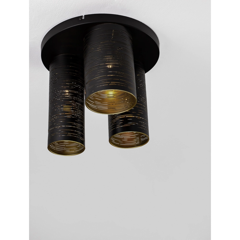 Deckenlampe Zane schwarz Lyora 5212017436436