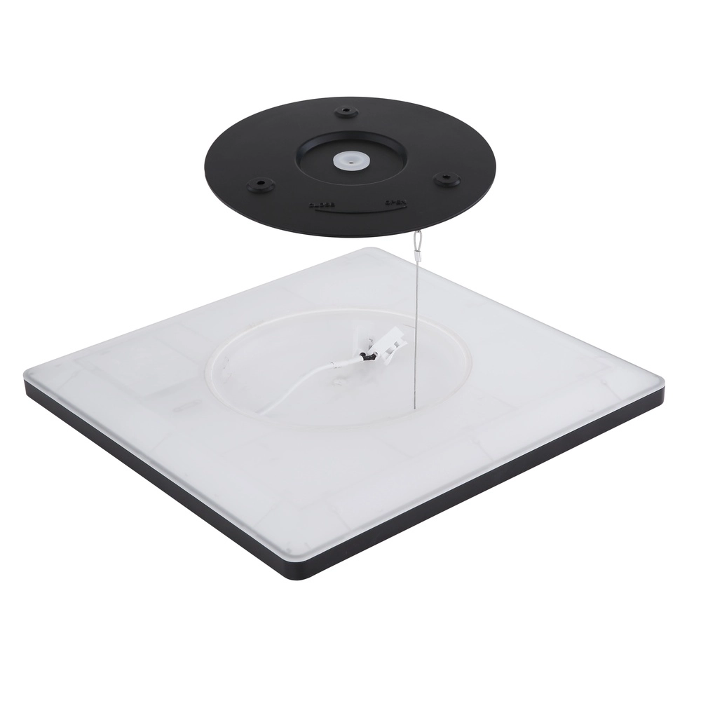 Deckenlicht Sapana Quadrat 42 cm Schwarz Globo 9007371429738