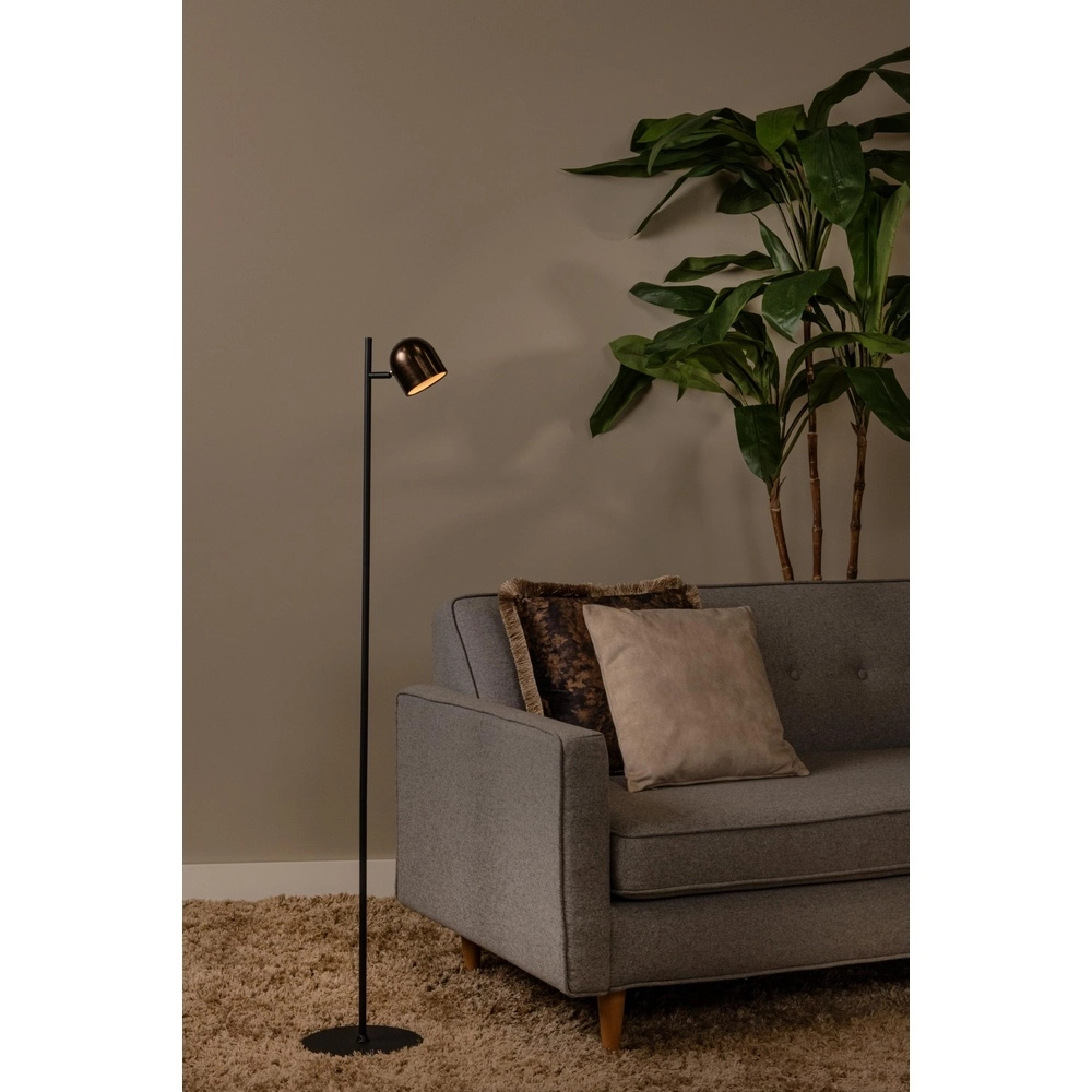 Wiederaufladbare Stehlampe Skanska Rech Kaffeebraun Lucide 5411212032171