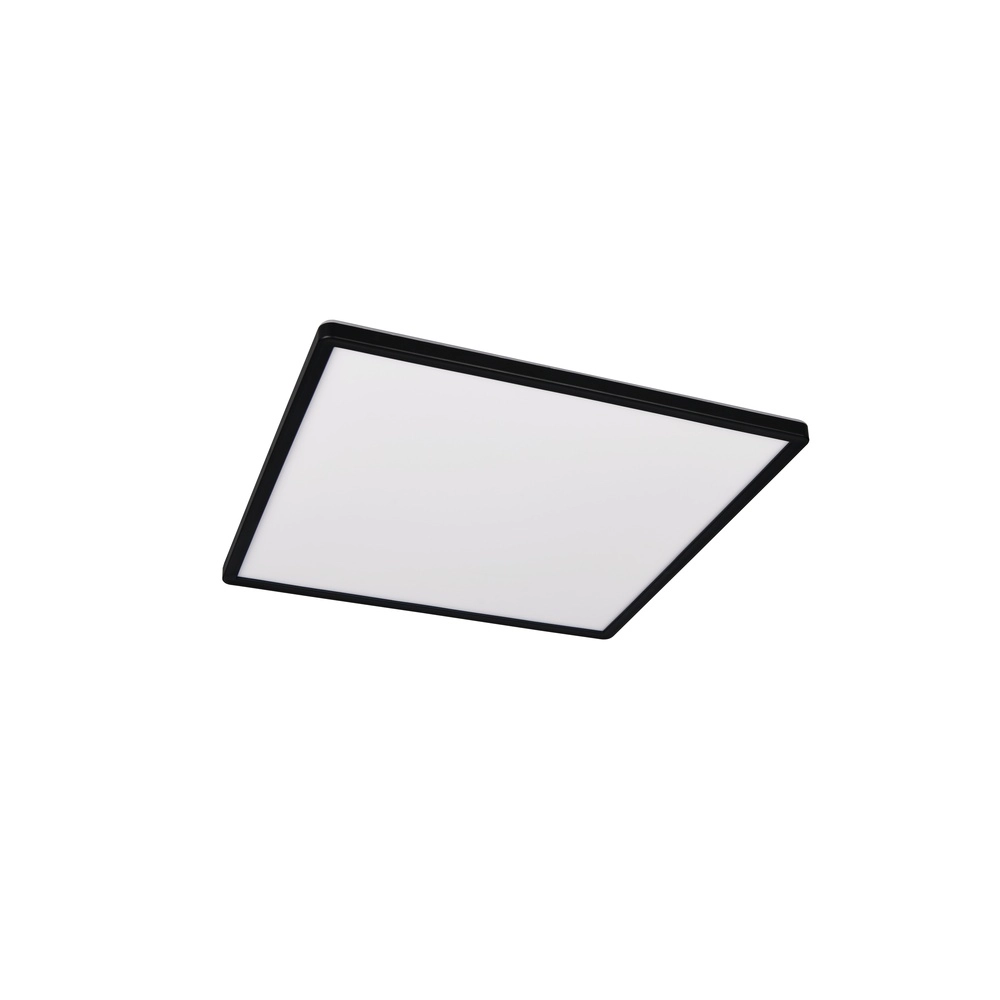 Quadratische Deckenlampe Emra Schwarz 42 cm Trio 4017807704198