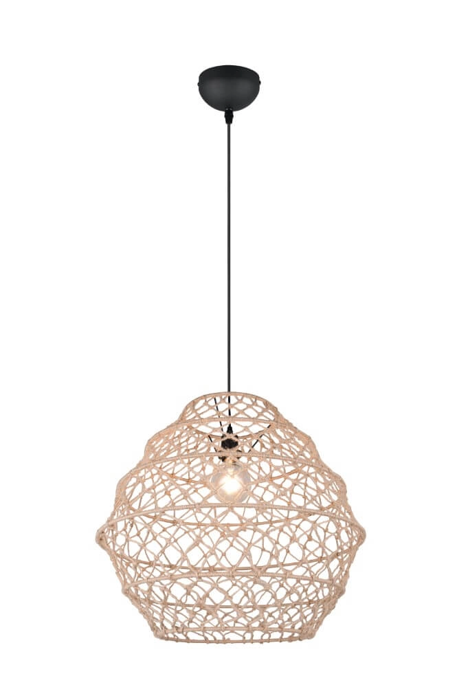 Rattan Pendelleuchte Hive Ø 60cm