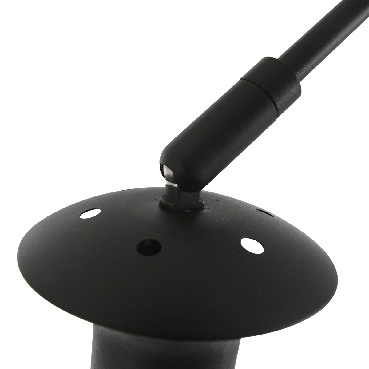 Wandbogenlampe Sparkled Schwarz mit taupefarbenem Samtton Steinhauer 8712746146103