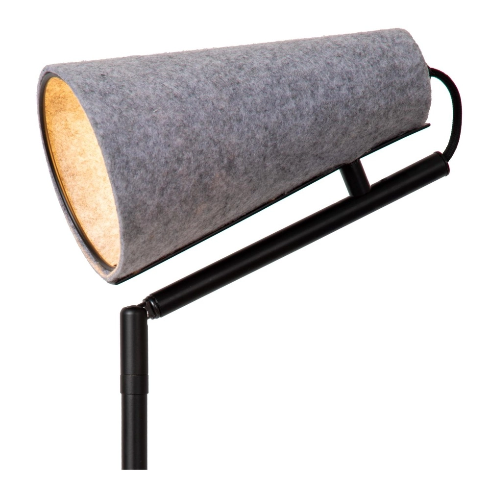 Einzigartige Tischlampe Bensen Grau Lucide 5411212051639