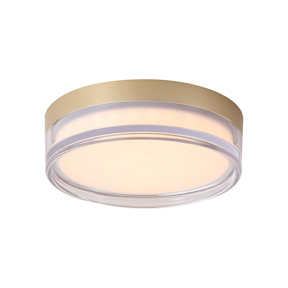 Deckenlampe Button Ø 23 cm Gold