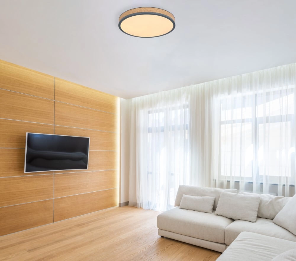 Dimmbare LED-Deckenleuchte Doro Ø 45cm Globo 9007371433568