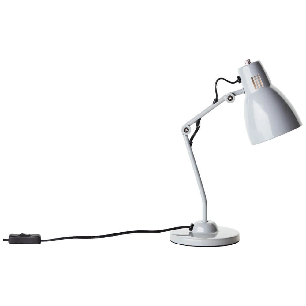 Tischlampe Bailie grau Brilliant 4004353412417