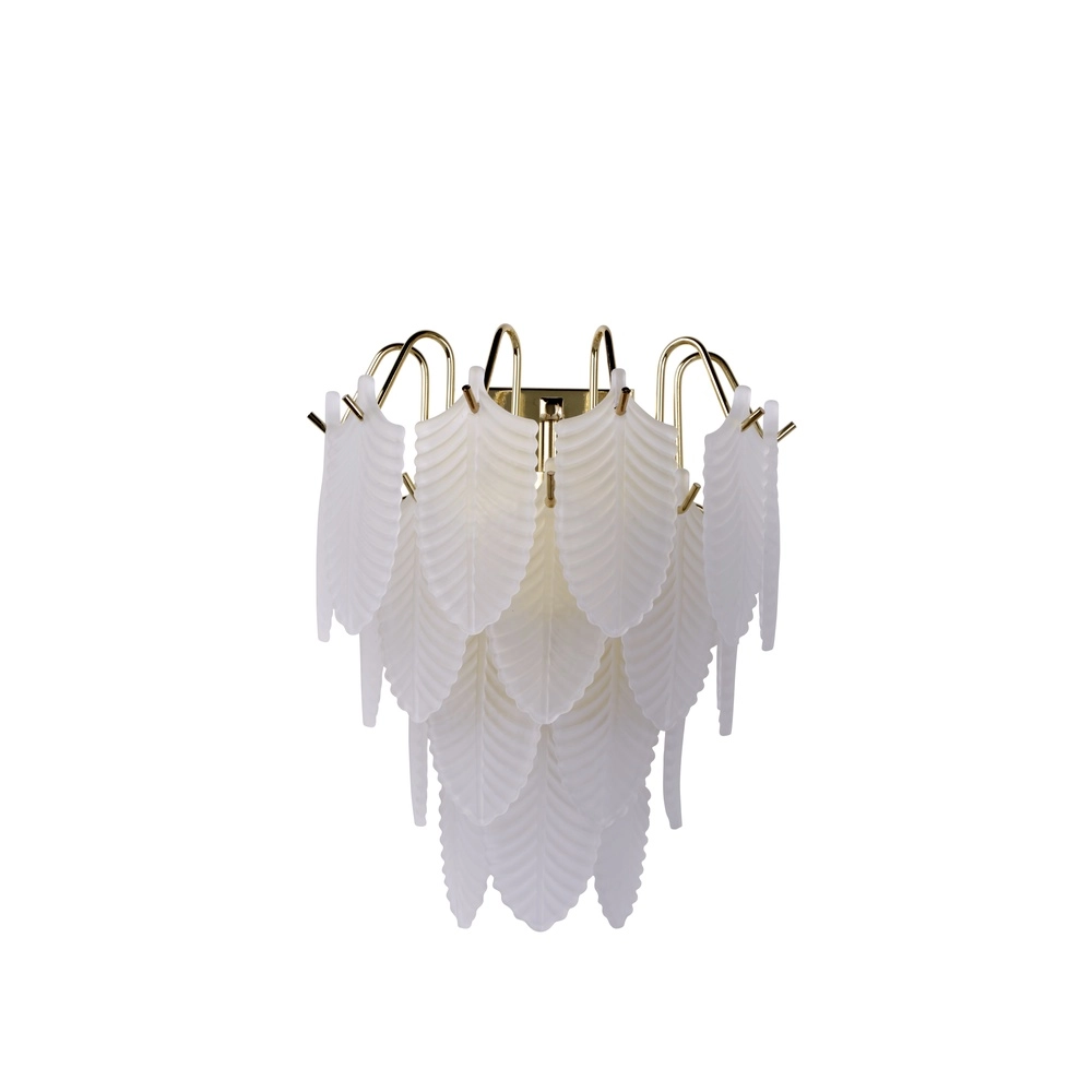 Wandleuchte Feather 1-flammig gold Searchlight 5053423303918
