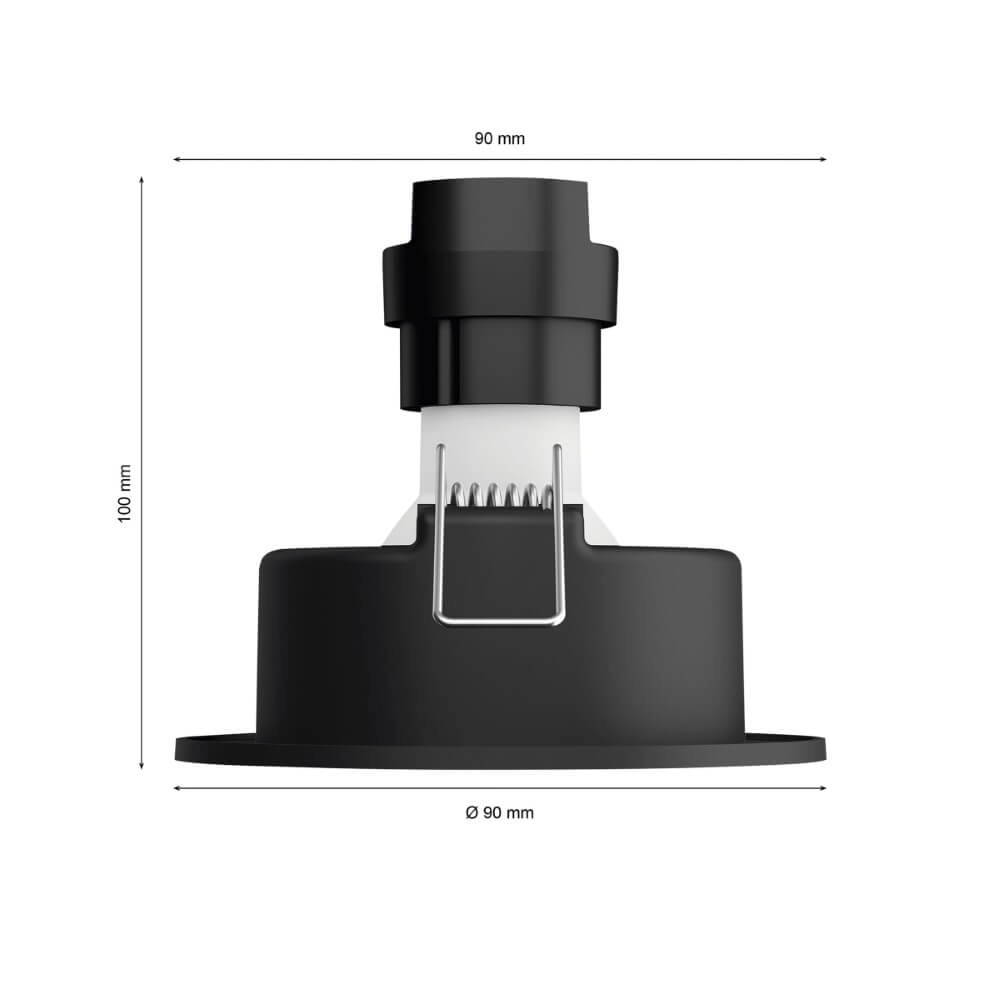 Einbaustrahler Hue Centura - White and Color 3er-Set silbergrau Philips 8720169318854