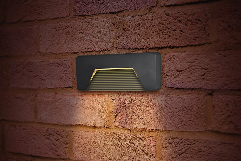 Wandwegbeleuchtung Pathlux Brick Anthrazit Lyora 5055788232827