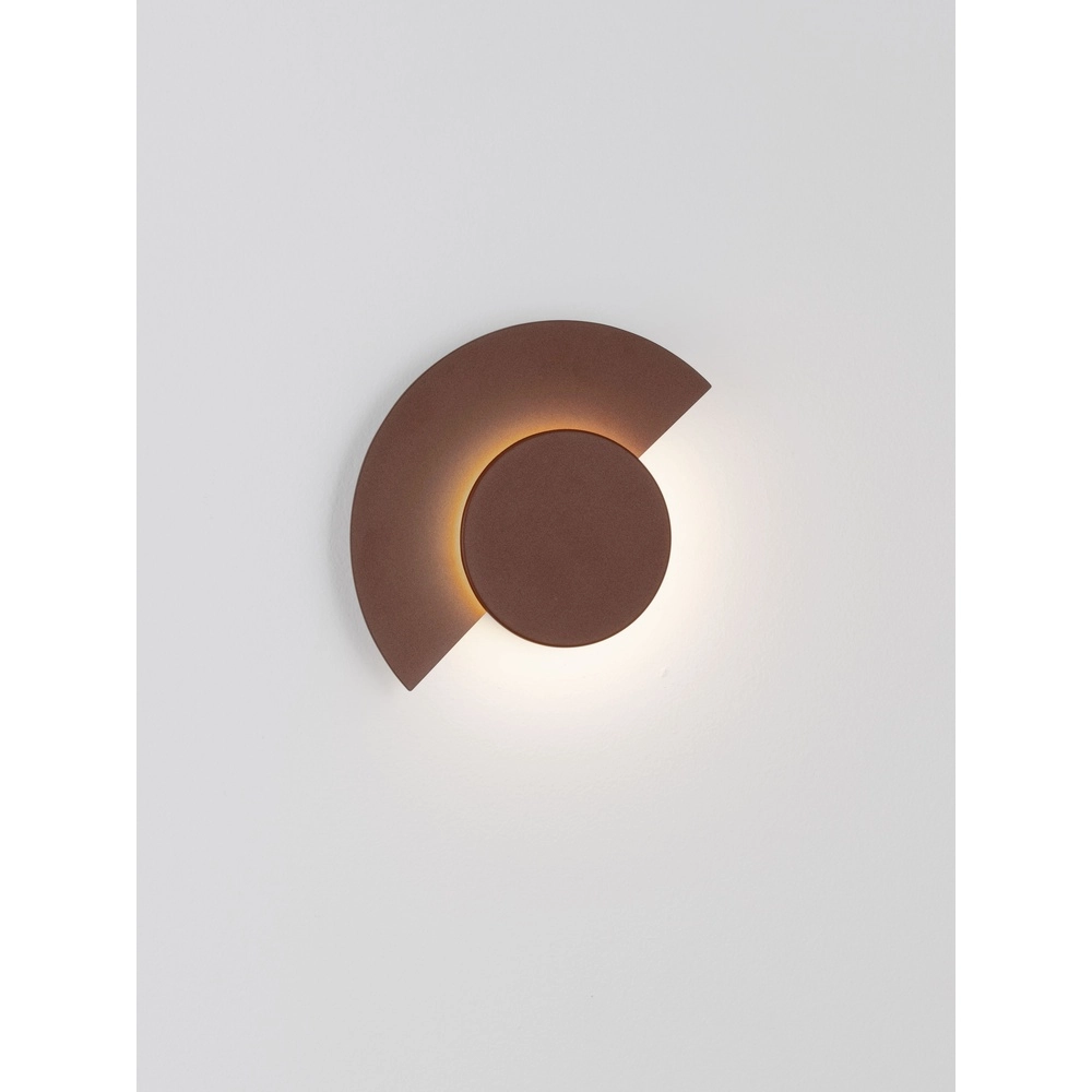 Moderne Wandlampe Gloo rostbraun – 2700K