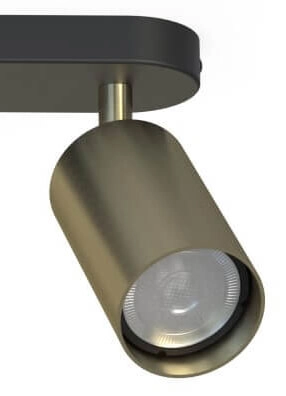 Doppelter Aufbaustrahler Eye Gold mit Schwarz Lyora 5903139881791