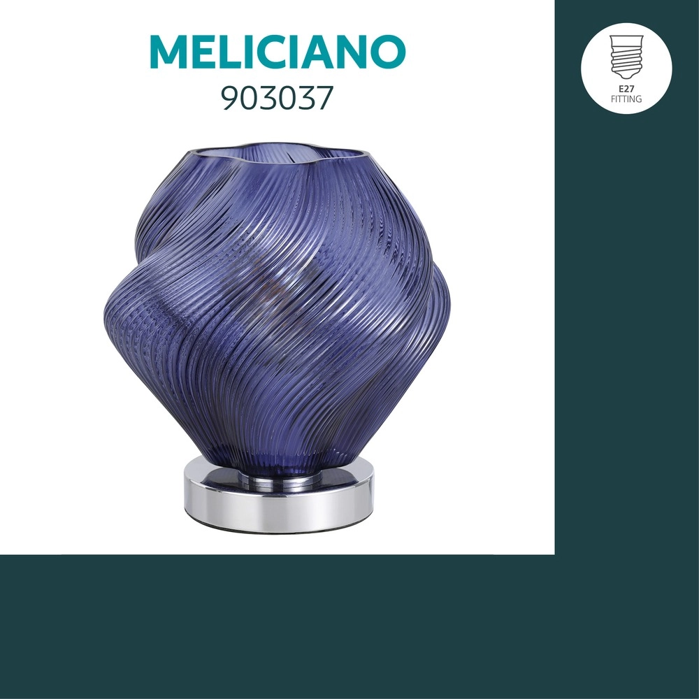 Tischlampendesign Vicenne Blau