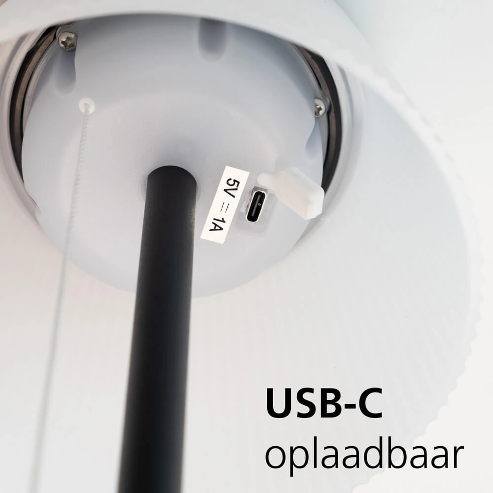 Tischlampe Scordiano Schwarz-Weiß-Solar Eglo 9008606355112