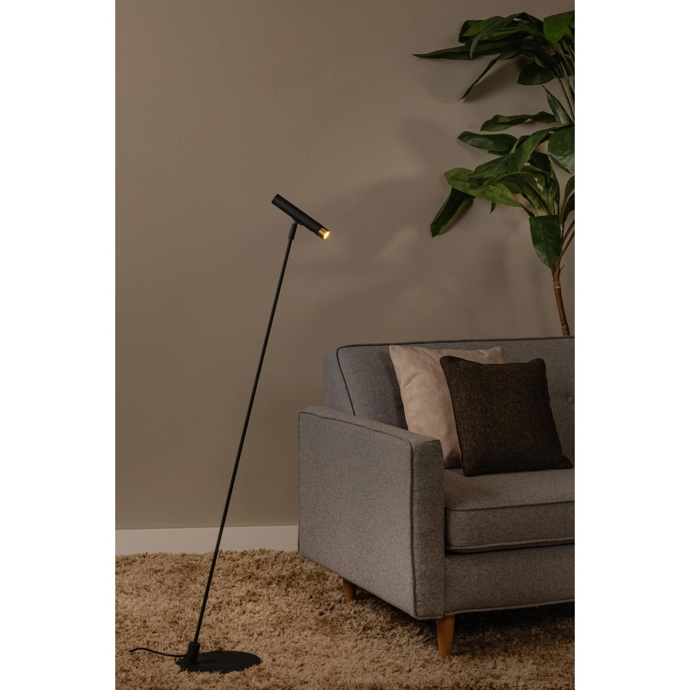 Stehlampe Alec Design Schwarz Lucide 5411212031976