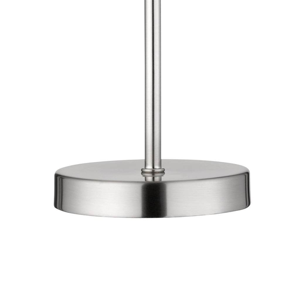 LED Tischlampe Queen 24 cm metallic-grau Trio 4017807369533