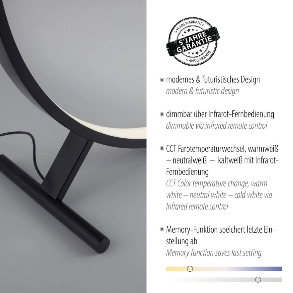 Stehlampe Hula einzigartiges Design Ø 80cm Paul Neuhaus 4012248373316