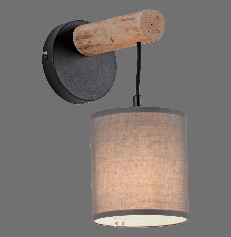 Ländliche Wandlampe Green Tribu Taupe Just Light 4043689995157