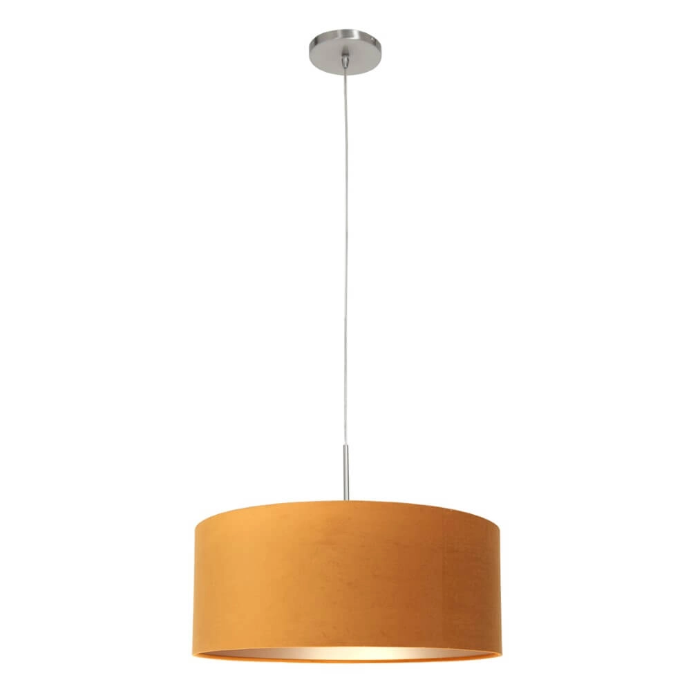 Hängelampe aus goldenem Samt Sparkled Ø 45cm Steinhauer 8712746146202