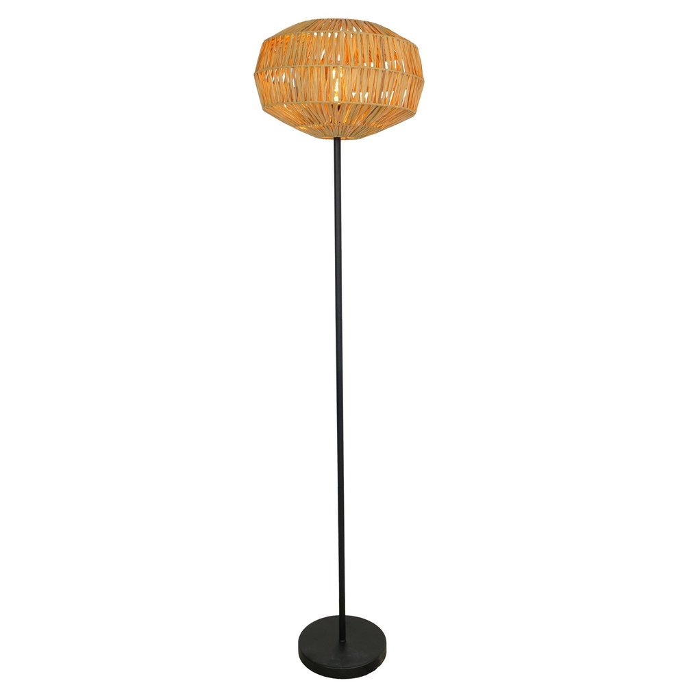 Stehleuchte aus Rattan Sheldon Ø 38cm