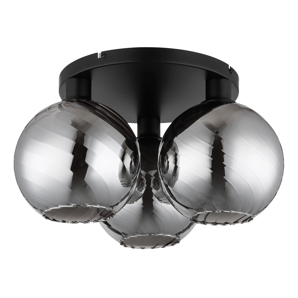 3-Licht Deckenlampe Ulf Schwarz Globo 9007371525713