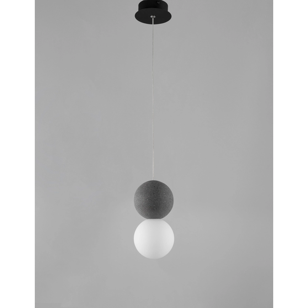 Pendelleuchte Zero Grau mit Weiß Lyora 5212017426949