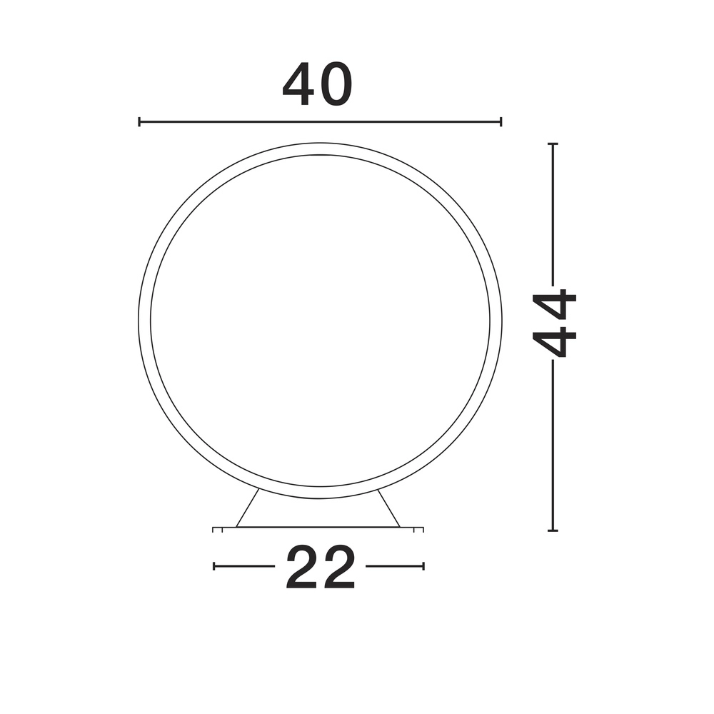 Einzigartiges Ringlicht Metro Ø 40cm Lyora 5212017450821
