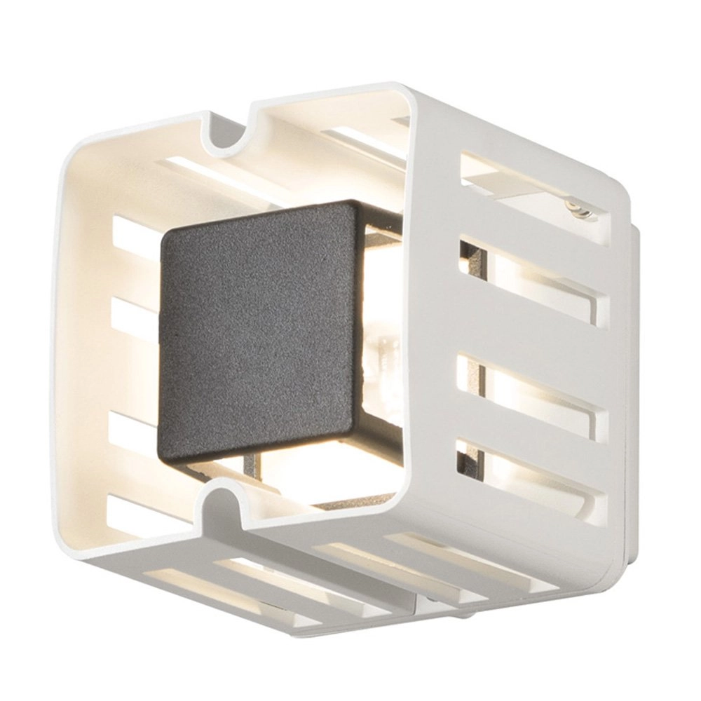 LED-Außenleuchte Pescara Square 11cm weiß