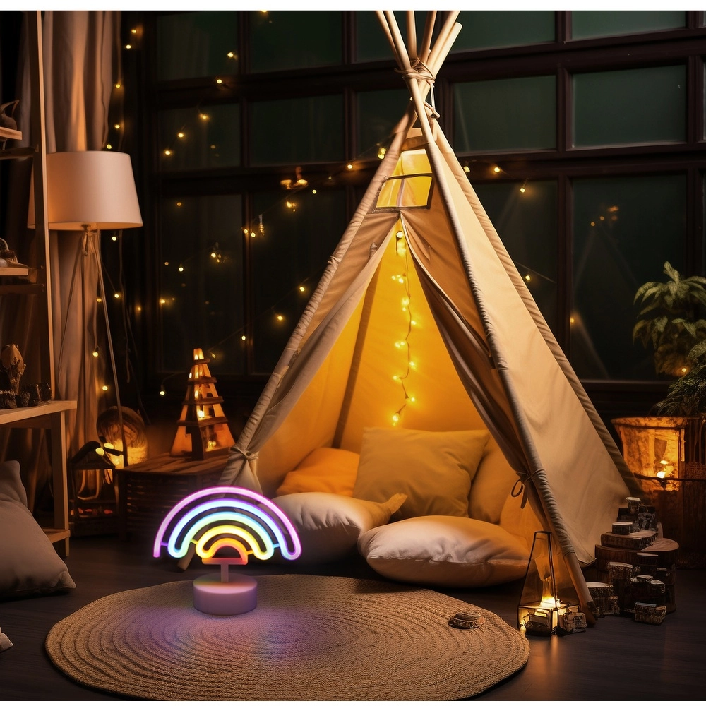 Tischlampe Pelangi Neon Rainbow Globo 9007371484485