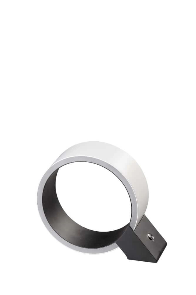 Dimmbare Tischlampe The Q 20 cm schwarz mit weiß