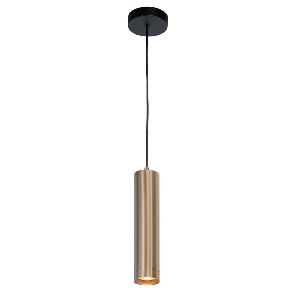 Design-Pendelleuchte Perugia schwarz mit Messing