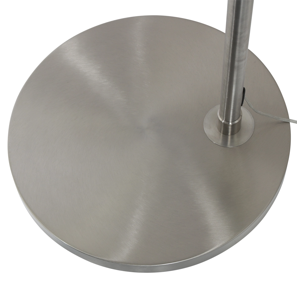 Bogenlampe Sparkled Edelstahl mit samttaupefarbener Haube Steinhauer 8712746145953