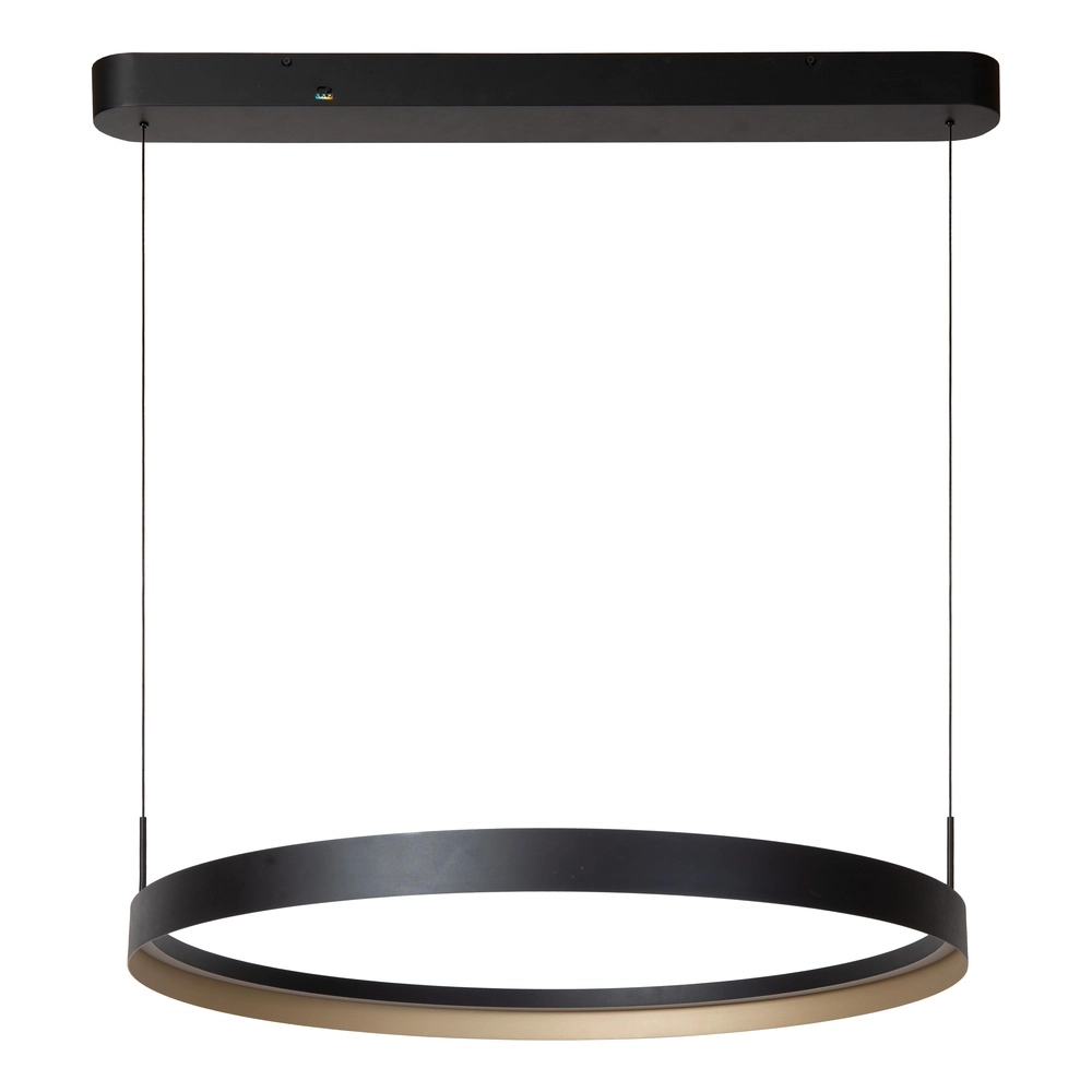 Design-Pendellampe Radiant schwarz Ø 80 cm Lucide Vibes 5411212461131