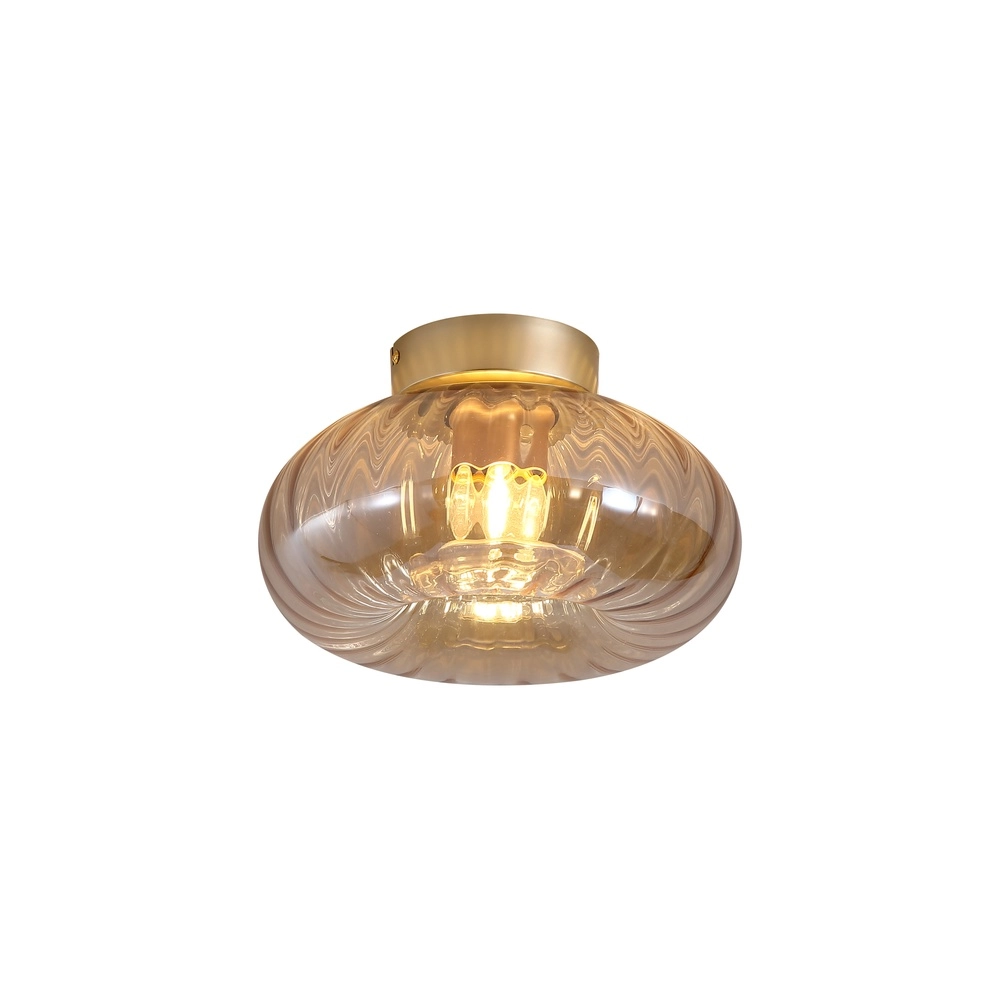 Deckenlampe Celestial Braunes Glas Searchlight 5053423306728