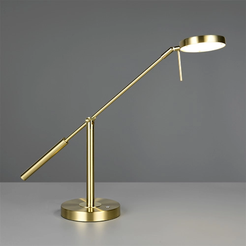 Schreibtischlampe Monza Messing Trio 4017807693294