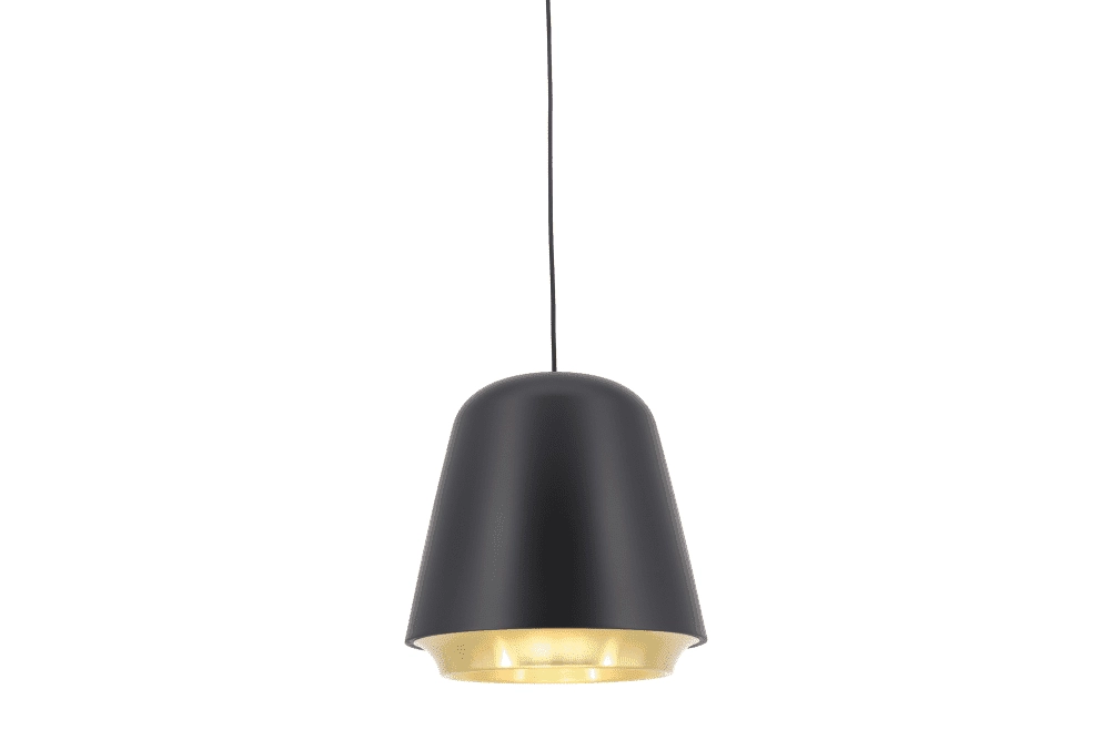 Hängelampe Santiago Ø 35 cm schwarz mit gold Artdelight 8719831734931