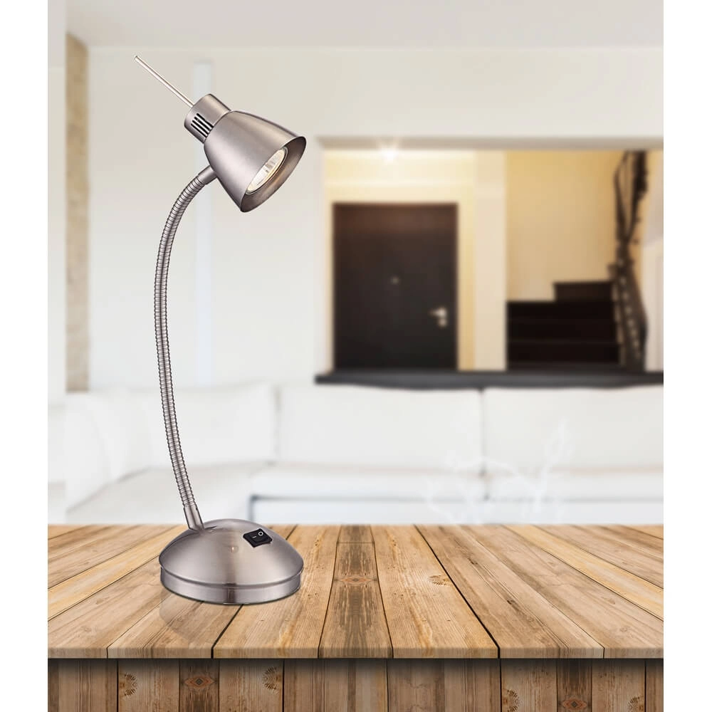 Klassische Schreibtischlampe Nuova Nickel Globo 9007371340330